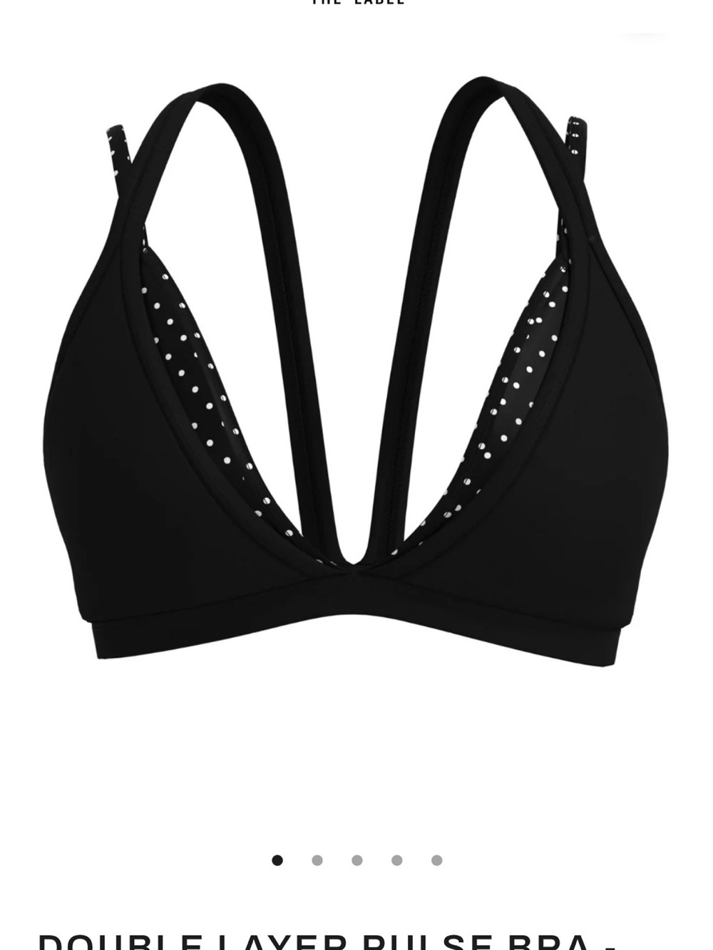 NWT LIAISON THE LABEL PULSE BRA